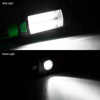 SANYI Lanterne Magnetiske Bil Repaire Arbejder Lys COB LED Lommelygte Torch USB-Opladning Bærbar Lampe til Camping Nødsituation Lys