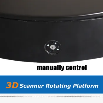 1 stk 3D Printer Dele 3D-Scanner Rotation Platform For Hele Kroppen Scanning