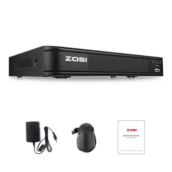 ZOSI 8CH CCTV DVR 4CH 1MP 1080N For AHD CVBS CVI TVI Kamera, Sikkerhed, Digital Video-System, Overvågning af Optageren, HDMI, VGA
