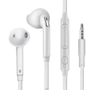 GutsyMan 20pcs/masse S6 Hovedtelefoner in-ear stereo øretelefoner med mikrofon til MP3-MP4 Samsung Galaxy S7 for S6 Kant til s8 xiaomi
