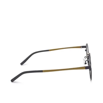 Bauhaus Mærke Korea Design Højde Kvalitet Runde Klare Briller Briller Til Kvinder, Mænd Retro Briller Runde optisk Computer Ramme