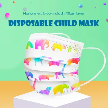 100pcs Børn Face-Maske-Mund Ansigt Masker, Anti-Forurening, Støv Munden Caps 3-lags Vejrtrækning Hygiejne Maske Hurtig levering