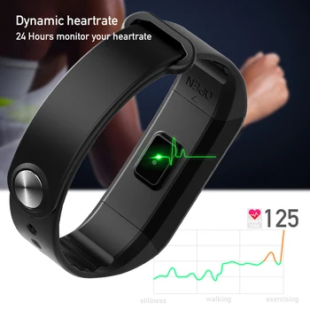 Greentiger W6S Smart Armbånd TFT Farve Skærm Fitness Tracker Smart Band Blodtryk pulsmåler Smart Armbånd