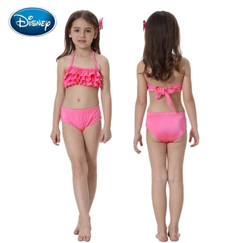 Disney 3Pcs/set Kid Havfrue Badedragt Pige Bikini Piger Havfrue Cosplay Kostume med Fin Badedragt Havfrue Haler Tøj Badetøj