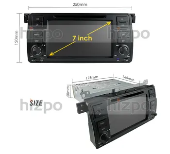 7 Tommer Touch Screen Bil dvd-afspiller radio lyd Til BMW E46 M3 med multimedie-systemet GPS Navigation 1080P BT RDS Spejl Link SWC