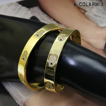 4pieces Hånd armbånd golden fyldt metal armbånd armbånd til kvinder, mode smykker zircon tilbehør armbånd 51140