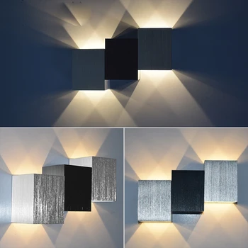 Moderne LED-væglampe, Stue, Soveværelse Sengen væglampe Sconce Trappe Form Badeværelse Midtergangen Korridor væglamper Home Decor
