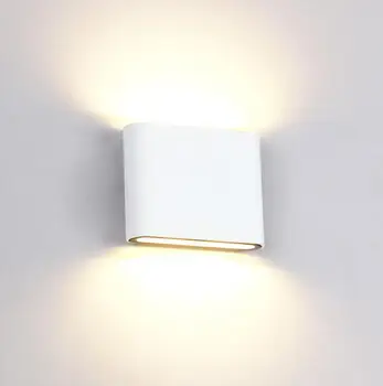 8stk 6W 12W Lampe IP67 Overflade Monteret Udendørs Belysning Cube LED-Lys,Hvid/Sort Op Og Ned Væg Lamper Lys Lamparas De Pared