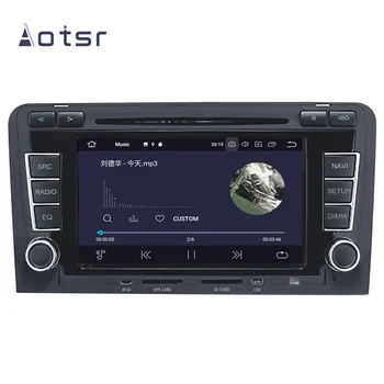 DSP Android 9.0 Bil DVD-Afspiller GPS-Navigation Til Audi A3 S3 2003-2012 Bil Auto Stereo Radio Multimedie-afspiller hovedenheden Video