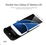 Sag og batery for Samsung Galaxy S7 / Power Tilfælde Samsung Galaxy S7 3100 Mah-Hvid