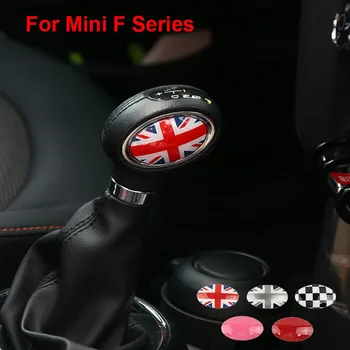 Bil Gear Shift Knappen Panel Cover Sticker JCW Decal Dekoration Til BMW Mini Cooper Countryman F54 F55 F56 F60