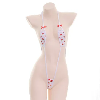 Dame Undertøj Mini Micro Bikini Søde Jordbær Bamser Bodysuit Babydoll Sexede Kostumer Badetøj g-streng Bikinien sexede bikini sæt