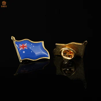 5Pcs Australske Flag Broche Pin Emalje Ikoner Meta Revers Pin-kode På Hat/Skjorte Jewellry Patriotiske Badge Pin Gave