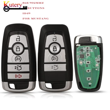 Kutery 868/902MHz ID49 Smart Nærhed Nøgle til Ford Mondeo Ford Mustang MN3-A2C93142600