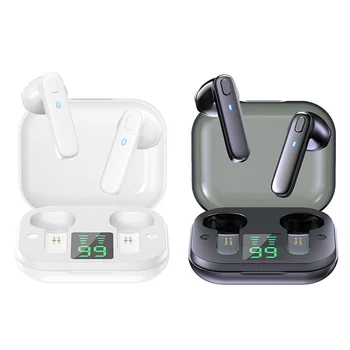 R20 TWS Bluetooth Headset, Trådløse Hovedtelefoner, HD Dyb Bas In-Ear Hovedtelefoner IPX7 Rigtige Trådløse Stereo-Hovedtelefoner Sport Earbuds