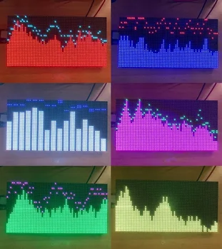 Professionel Musik Spektrum AS3264 Fuld farve RGB-Display Analyzer MP3-Forstærker Lyd Niveau Indikator rytme Analyzer VU-METER