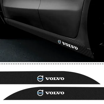 2stk Bil Logo Side Decal Side Nederdel Car 5D Klistermærker DIY Bil Decal for Volvo Volvo XC40 XC70 XC90 S60, S80, S90 C30 V70 V90