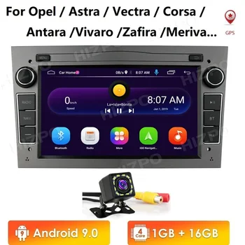 Android-10 2-DIN-BIL-GPS for opel Vauxhall Astra H G J Vectra Antara Corsa Zafira Vivaro Meriva Veda DVD-AFSPILLER 2din ingen DVD-WIFI