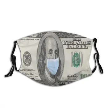 Penge Udskrivning Dollars Ii Maske Fra Affyret Masker! Funny Cool Klud Maske Poker Bro Madrid Dublin New York Beskytte Låsen Ned