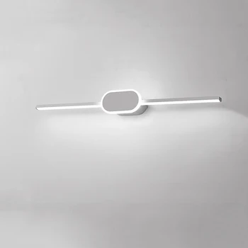 LED-Væg lys Badeværelse Spejl Lampe sort /hvid toiletter væglampe Moderne 9W 40CM makeup spejl, lamper AC85-265V