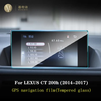 For Lexus CT ct200h-2017 Bil GPS navigation film LCD-tv med Hærdet glas beskyttende film Anti-ridse Film Tilbehør