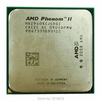 AMD Phenom X4 940 X4 940 3.0 GHz Quad-Core CPU Processor HDZ940XCJ4DGI 125W Socket AM2+ kontakt til at sælge X4 920