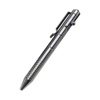 Solid Titanium Legering Gel Blæk Pen Vintage Bolt Action Skriftligt Værktøj Stationeries