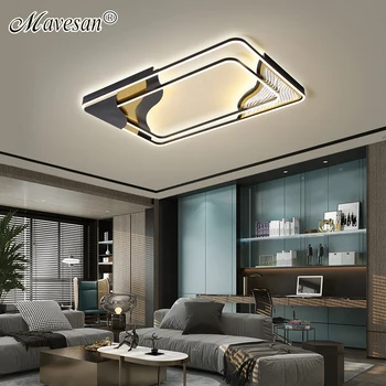 Nye Deisign LED-loftsbelysning Med Fjernbetjening Belysning Til Foyer, Soveværelse, Spisestue, Køkken Lusure Lamper lamper
