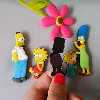 1 Sæt Amerikansk Simpsons Tegnefilm Kreative Køleskab Magnet Hjem Dekoration Køleskab Klistermærker Tidlig Uddannelse Tavle Magnet