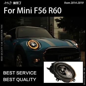 AKD Bil Styling for MINI F56 Forlygter-2019 F54 F55 F56 F57 R60 LED Kørelys KØRELYS Lygte LED Projektor Stråle Tilbehør