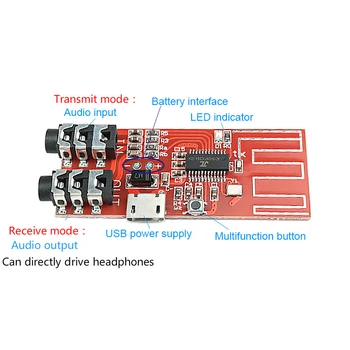 Stereo 4.2 Bluetooth-Sender-Modtager yrelsen Bluetooth-headsetmodulet For Audio-Forstærker DIY