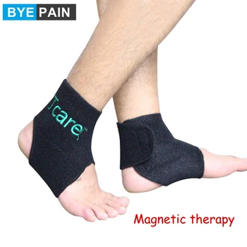 1Pair BYEPAIN selvopvarmende Turmalin Ankel Bandage Støtte Tourmalin Bælte Magnetic Therapy Ankel Massageapparat Sundhed Produkter