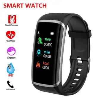 M8 Smart Armbånd kropstemperatur Overvåger puls, Blodtryk Health Monitor IP67 Vandtæt Ur Bluetooth-Band Ure