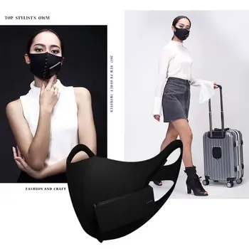 Luftrensende Maske Daglige Liv Mode Maske,USB-Opladning, Elektriske Mask Med Ventilator Motor og filter ,Resusable