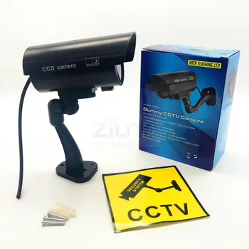 Falske Dummy Kamera Bullet-Vandtæt Udendørs Indendørs CCTV Sikkerhed Overvågning Kamera Blinkende Røde LED-Gratis Fragt