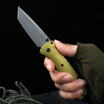 NYE Halv toothTactical Folde Kniv M4-Blade Aluminium Håndtag Gave kniv udendørs jagt camping lomme frugt knive EDC Værktøjer