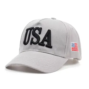 2019 nye USA Flag, Kasketter Mænd Kvinder Baseball Cap fortykkelse USA Mænd Kvinder Golf hat Udendørs justerbar far hatte