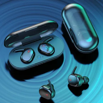 Y30 TWS Fingeraftryk Touch Bluetooth-5.0 Hovedtelefoner Trådløse Gaming Hovedtelefoner 4D Stereo Håndfri Bærbare med Opladning Box