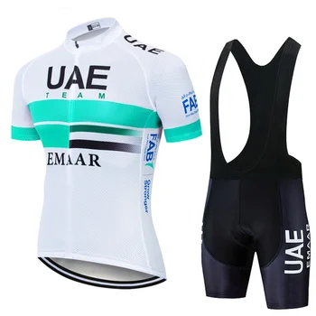 2021 TEAM UAE team riding trøjer cykling bære quick-tørring af tøj bib gel, der passer tøj Jersey sportstøj