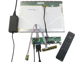 Latumab Nye TV+HDMI+VGA+USB-LCD-LED Tv med LTN156AT32 Controller Driver Board Gratis fragt