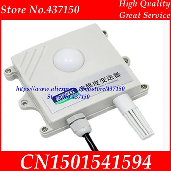 Lys-sensor 0-10V 0-5V 4-20mA RS485 200000Lux 65535Lux industrielle intensitet belysning erhvervelse sender LCD-skærm