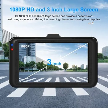 Høj Kvalitet Bil, der Kører Optager Køretøj Kamera 3Inch Full HD 1080P DVR Dashcam Med Motion Detection Night Vision G-Sensor