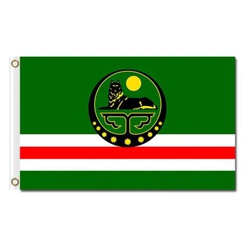 Tjetjenien Republikken Rusland Flag 3x5 M 150X90CM Banner 100D Polyester Brugerdefinerede Tyller 6038,Gratis Fragt