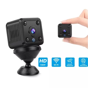 WIFI IP-Kamera 1080P HD-Videokamera, Overvågning Kamera Sensor, nattesyn Ekstern Skærm, Små Mini Camera Wireless Wide Angle