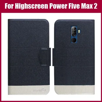 Hot salg! Highscreen Magt Fem Max 2 Tilfælde Nye Ankomst 5 Farver Mode Luksuriøse Ultra-tynd Læder Telefon Beskyttende Cover Taske
