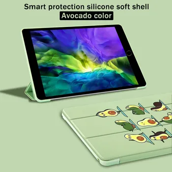 Søde Avocado Magnet Flip Cover Til iPad Pro 2020 7 8. generation Sag Air 4 3 2 Tilfælde 11 Pro Tilfælde Tablet Folde Sag