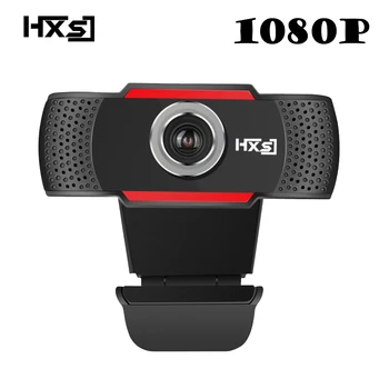 HXSJ HD 1080P Webcam Roterbar PC, Computer, Kamera, Video Opkald og Optagelse med støjreducerende Mikrofon Clip-on Stil