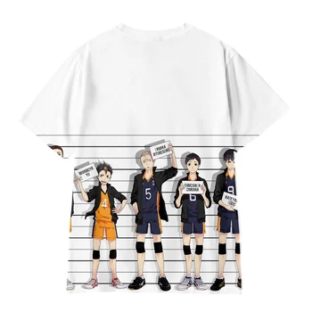 Kortærmet 3D Haikyu!!T-Shirt til Mænd T-Shirt til Kvinder, Mænd 3D printet t-shirt Mandlige Fasion plus størrelse 4XL 2020 nyeste