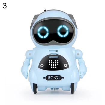 Mini Pocket Robot stemmestyring Chat Record Synge, Danse Interaktiv Børn Toy Fortæller Historien Mini RC Toy Robot