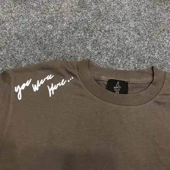 Nye Scott Travis Astroworld Tour T-Shirt Mænd Kvinder Graffiti Freehand Streetwear Sommer T-shirt Harajuku Bomuld ASTROWORLD Tshirt